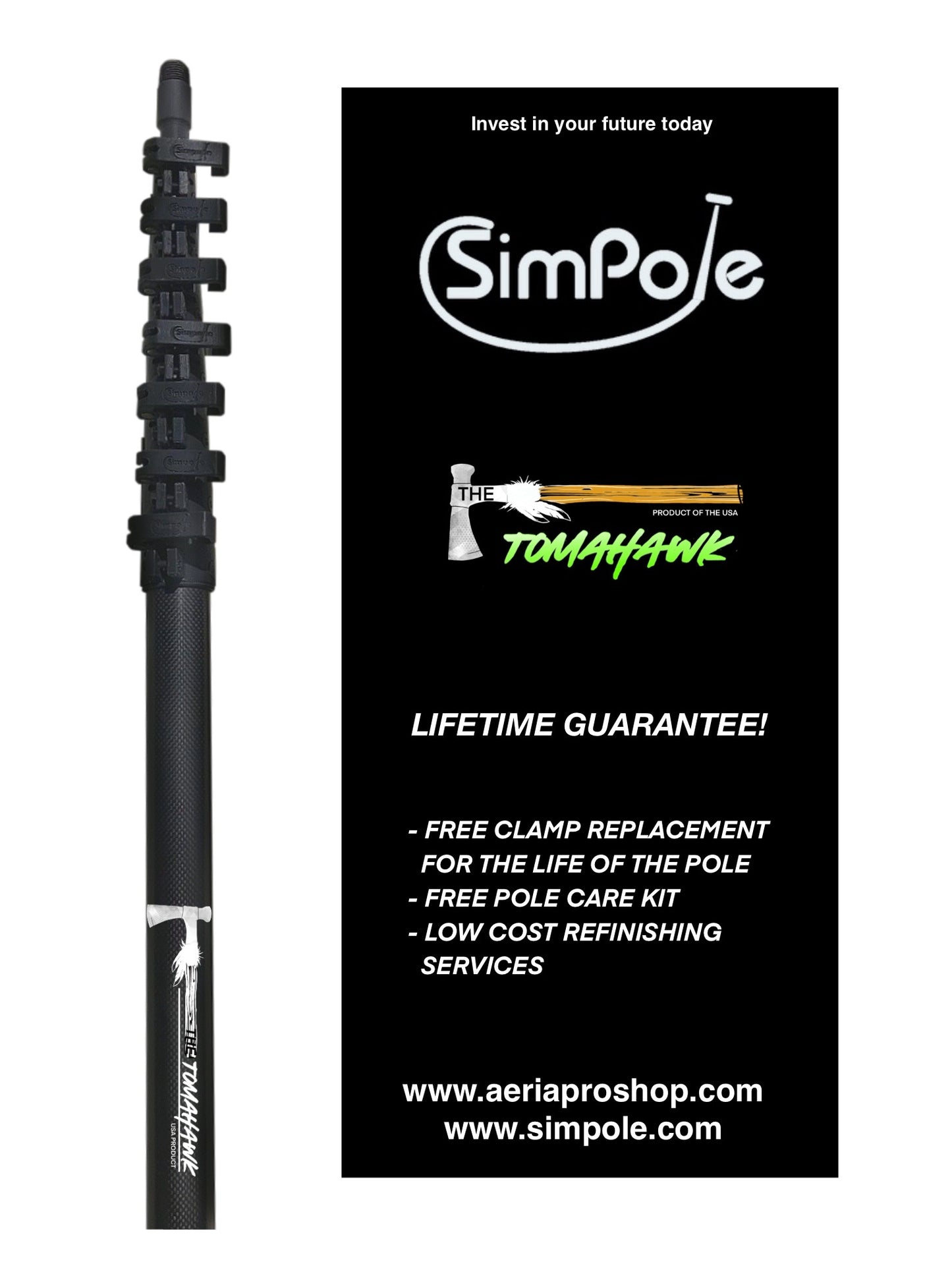 Simpole Tomahawk Waterfed Pole